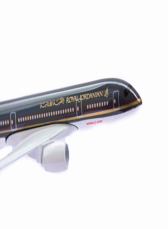 Toytle Royal Jordanian Boeing 787 Dream Liner 16 Cm Diecast Alloy Metal Aircraft Model, Multicolor - Image 1